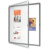NOBO Schaukasten silber 12x DIN A4 97,2 x 4,5 x 100,0 cm, 1 St.
