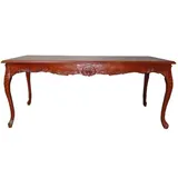 Casa Padrino Barock Esstisch Braun (Mahagonifarben) 240 cm - Barock Tisch Antik Stil Möbel