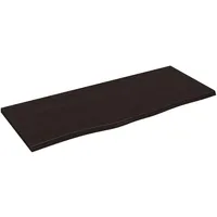 vidaXL Wandregal 140 x 60 x 4 cm Dunkelbraun
