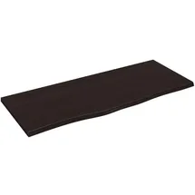 vidaXL Wandregal 140 x 60 x 4 cm Dunkelbraun