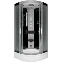 AcquaVapore Dampfdusche Duschtempel Sauna Dusche Duschkabine D46-63M2 100x100 cm ohne 2k Scheiben Versiegelung