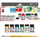 Marabu Farbe \"Porcelain - Glass Glossy\", Starterset"
