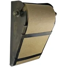 FTWdesign Retro Notizrollenhalter aus Metall - 15m Notizblock mit Ersatzrolle
