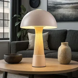Nowa Tischlampe Pilz Champagner