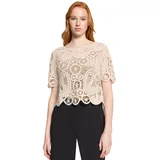 Betty Barclay Damen Kurzarmshirt Beige 42