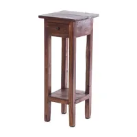DESIGN DELIGHTS Telefontisch, Hellbraun, Holz, 30x75x30 cm, Wohnzimmer, Wohnzimmertische,