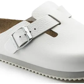 Birkenstock Boston Super Grip Naturleder weiß 47