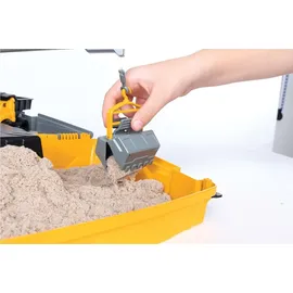 Spin Master Kinetic Sand Baustellen Koffer Modelliersand 907 g