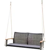 Garden Pleasure Hängebank Cuneo braun Kunststoff 114,0 cm