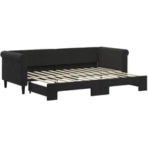 vidaXL Tagesbett 80 x 200 cm Schwarz