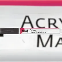 Kreul Acryl Matt Marker Medium 1 St. Schwarz