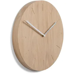applicata - Watch:Out Wanduhr, Eiche natur / Stahl