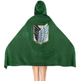XehCaol Aot Cosplay Anime Kostüm Kuscheldecke Blanket Hoodie ärmel Decke Zum Anziehen Karneval Halloween Props (XL, blanket)