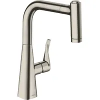 Hansgrohe Metris M71 220 sBox Edelstahl Finish 73800800