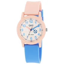 Q&Q Quarzuhr 10 ATM, (mit Armband) rosa