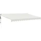 vidaXL Elektrische Markise mit Kurbel Creme 4,5x3 m