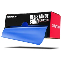 Widerstandsband Rolle - 5.5 M - Resistance Fitnessband - Trainingsband - Blau BLAU 7 kg