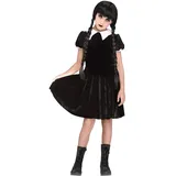 Fun World Gothic Mädchen Kostüm Halloween Kinder 164