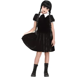 Fun World Gothic Mädchen Kostüm Halloween Kinder 164