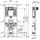TECE TECEprofil WC-Anschlusseinheit mit Uni-Spülkasten, zum Einbau in TECEprofil Tragwerk, 9041306
