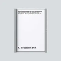 Siedle Siedle&Söhne Namensschild titan-met kpl 200029785-00