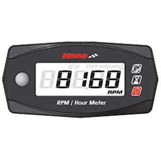 KOSO Mini 4 - Drehzahl- und Betriebszeitmesser (Black)