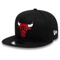New Era Chicago Bulls Schwarz Verstellbare 9Fifty Snapback Cap - S-M (6 3/8-7 1/4)