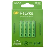 GP AAA 950mAh (Micro, HR 03, NiMH, 1,2V, 4er Pack), Verpackung kann variieren