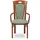 Home Affaire Armlehnstuhl Feinstruktur braun