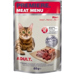 PREMIERE Meat Menu Adult Rind 48x85 g