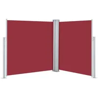 VidaXL Seitenmarkise Ausziehbar Rot 140x600 cm
