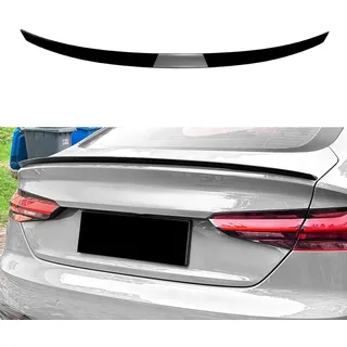 FINMOKAL Heckspoilerflügel kompatibel mit Audi A5 F5 Sportback 4-türig 2017-2024, 1 Stück glänzender schwarzer Heckspoiler