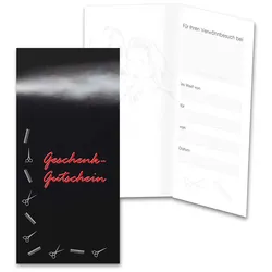 Trend Design Geschenkgutscheine Damendesign inklusive weißem Umschlag-  36 Stück