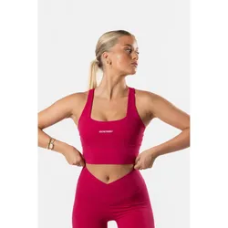 Cross Back Sport-BH Fitness Fuchsia Rot S