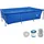 Avenli Frame Pool Set Rechteckig 258 x 179 x 66 cm Blau mit CleanPlus Filterpumpe und Reparaturaufkleber