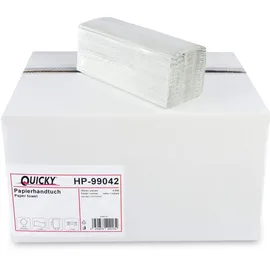 Quicky Papierhandtücher 1-lagig C-Falz 4000 St.