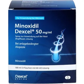Dexcel Pharma Minoxidil Dexcel 50 mg/ml Spray 180 ml