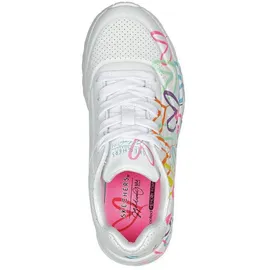 SKECHERS Uno Lite Spread The Love Kinder Weiß 39