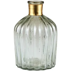 Dekovase AM DESIGN "Schlichte klare Glasvase", transparent (klar), B:10cm H:14,5cm, Glas, Vasen, für jede Art von Blumen oder Dekoration