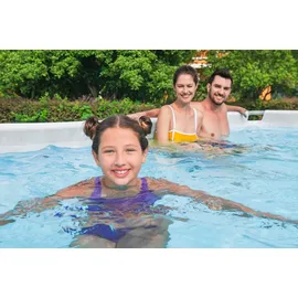 BESTWAY Steel Pro MAX Frame Pool Set 404 x 201 x 100 cm inkl. Filterpumpe