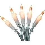 EGB LED-Lichterkette 50 LEDs 11 m Amber Transparent