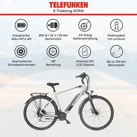 Telefunken XC941 Expedition 28 Zoll RH 52 cm weiß