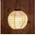 Spetebo Lampion Textil rund 25 cm Solar gelb