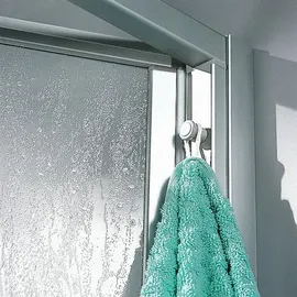 Kermi NOVA 2000 Duschtür links 76 - 80 x 185 cm Weiß Kunstglas N2FTD0801821K