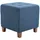 deluke Sitzhocker CELIS Stoff 45 x 46 x 45 cm Blau