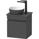 Duravit Waschtischunterschrank 1 Tür 40 x 44 x 32,5 cm Graphit Matt