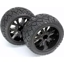 Absima 1:10 Buggy Kompletträder Tarmac forward 5-Speichen Schwarz 1 Paar