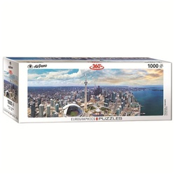 EUROGRAPHICS Puzzle Toronto, Canada Panorama Puzzle, 1000 Puzzleteile bunt