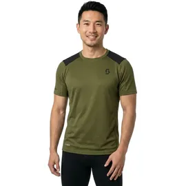 Scott Defined Tech Kurzarm-t-shirt - Fir Green / Black - S