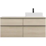 Burgbad Konsolenplatte mit Unterschrank SGUU140 619 x 1400 x 550